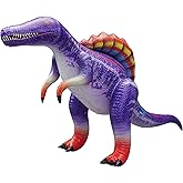 HOHQB 50“ Long Spinosaurus Giant Inflatable Dinosaur Party Decorations, Dinosaur Balloons Birthday Party Supplies