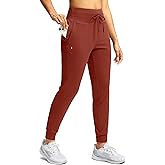 Soothfeel Womens Joggers with Zipper Pockets High Waisted Sweatpants Athletic Leggings Pants for Workout Running Yoga