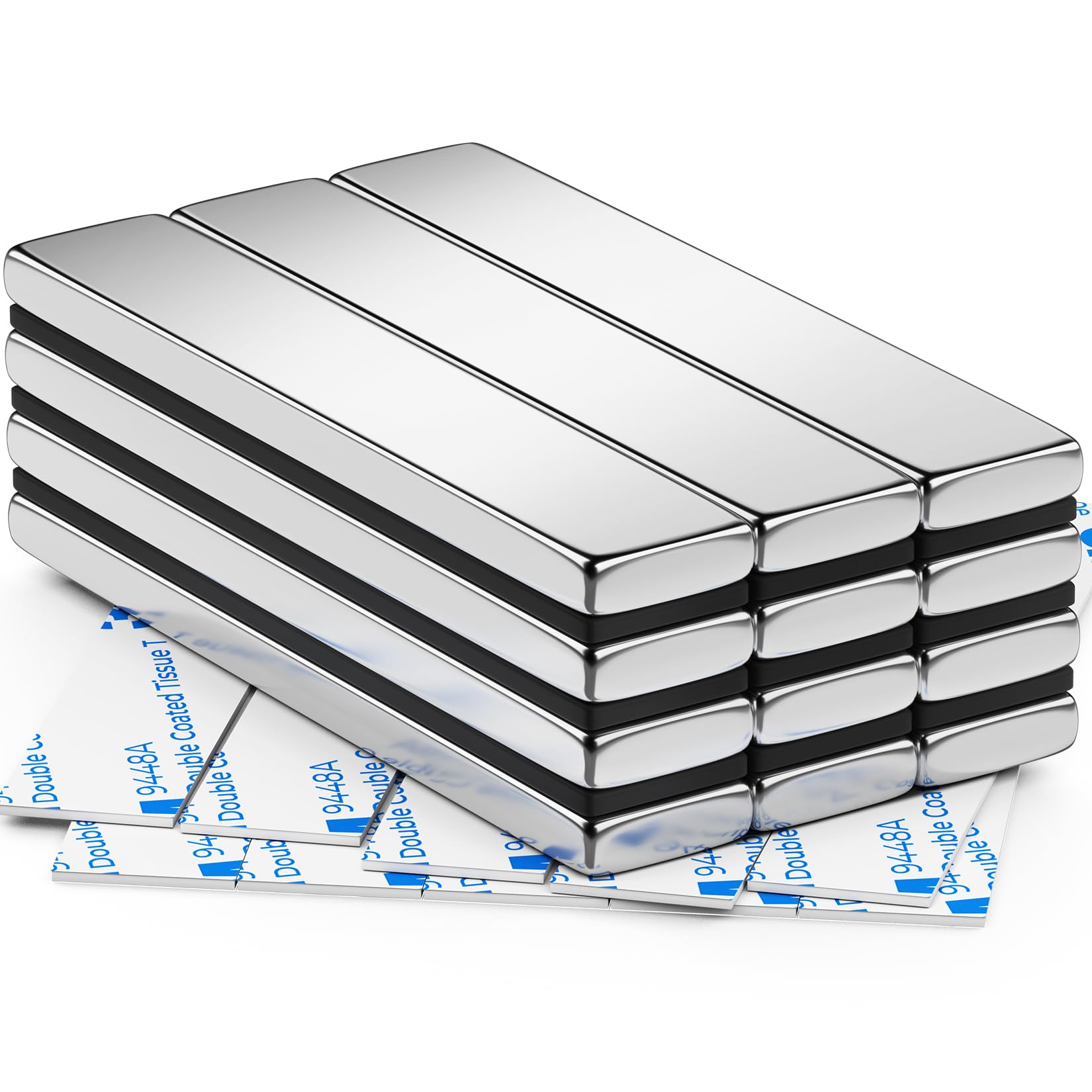 FINDMAG 12 Pack Neodymium Bar Magnets, Powerful
