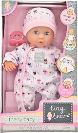 John Adams Tiny Tears Teeny Baby 30cm Soft Bodied Doll view 5