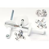 White 3/16" Pop Rivets Aluminum Large Head Exploding Banana Peel Back Fasteners .125 - .560 Grip Range