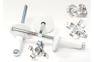 EDGE PERFORMANCE PRODUCTS White 3/16" Pop Rivets Aluminum Large Head Exploding Banana Peel Back Fasteners .125 - .560 Grip Range