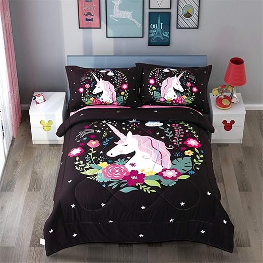 kids unicorn comforter
