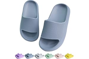 KOUECI Kids Cloud Slides Boys Girls Shower Slippers Slip on Slide Sandals Non-slip Summer Beach Pool Shoes