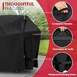 Unicook 178cm Barbecue Cover Waterproof UV Resistant Fits Weber Char Broil view 5