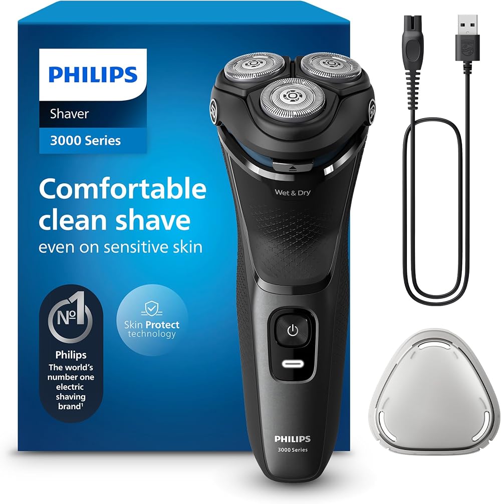 Philips 3000 Series S3145/00 Wet & Dry Electric Shaver SkinProtect 60min