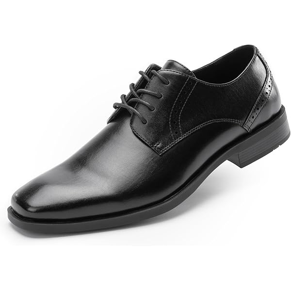 Amazon.com | Black Dress Shoe Laces for Mens Man Fashion Business Male Shoes  Fashion Wedding Dress Formal Shoes Genuine Leather Social Shoe Oxford  Elegant Men's Dress Party Shoes(Black,7)
