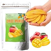 Thick-Cut Dried Mango Slices 12.3oz (350g) | Dry Mango Large, Soft & Chewy | Natural Sweet-Tangy Flavor | All-Natural Mango Snack | Ideal For Yogurt, Baking & On-The-Go