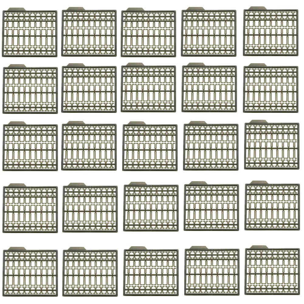 AOTISBAO 25 Pcs Hair Rig Stops Hair Rig Bait Bait Stops for Fishing Tackle Accessory