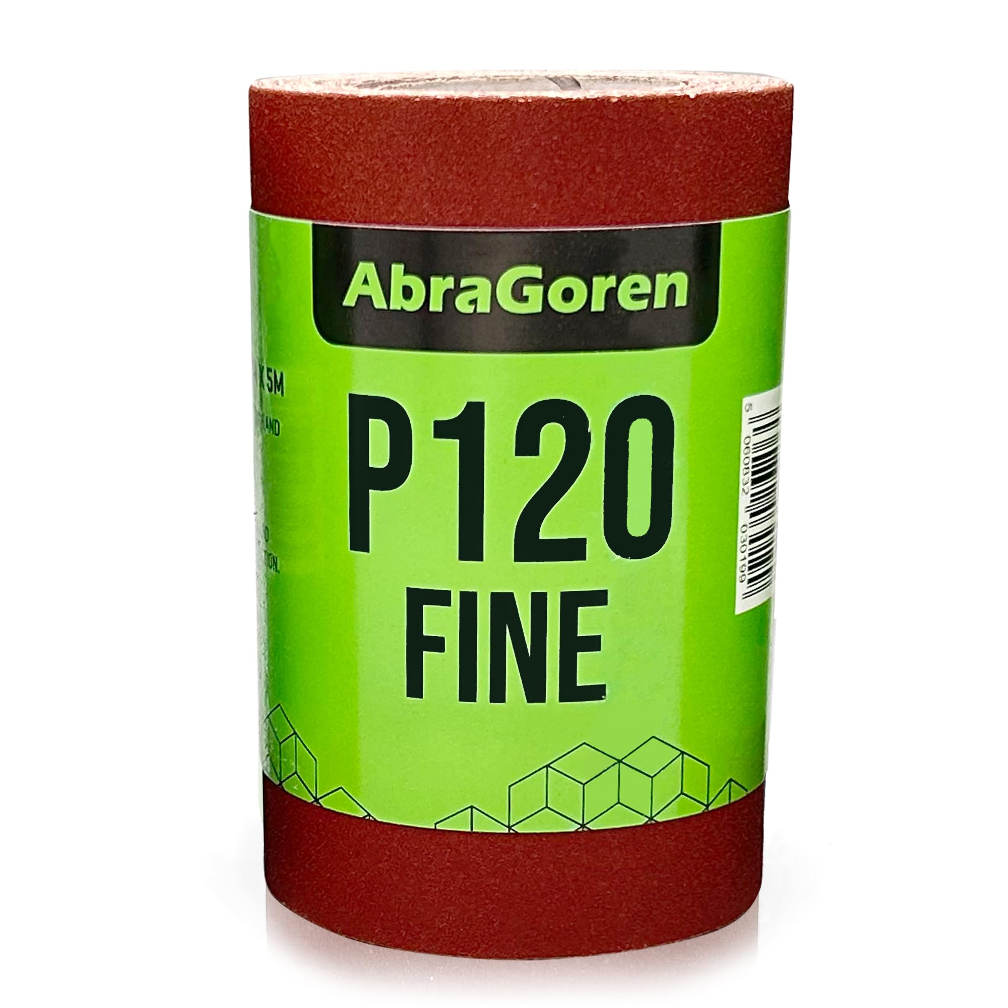 Sandpaper Roll - Fine P120-11.5cm x 5m Sandpaper For Wood and Walls - Fine Sand Paper 120 grit