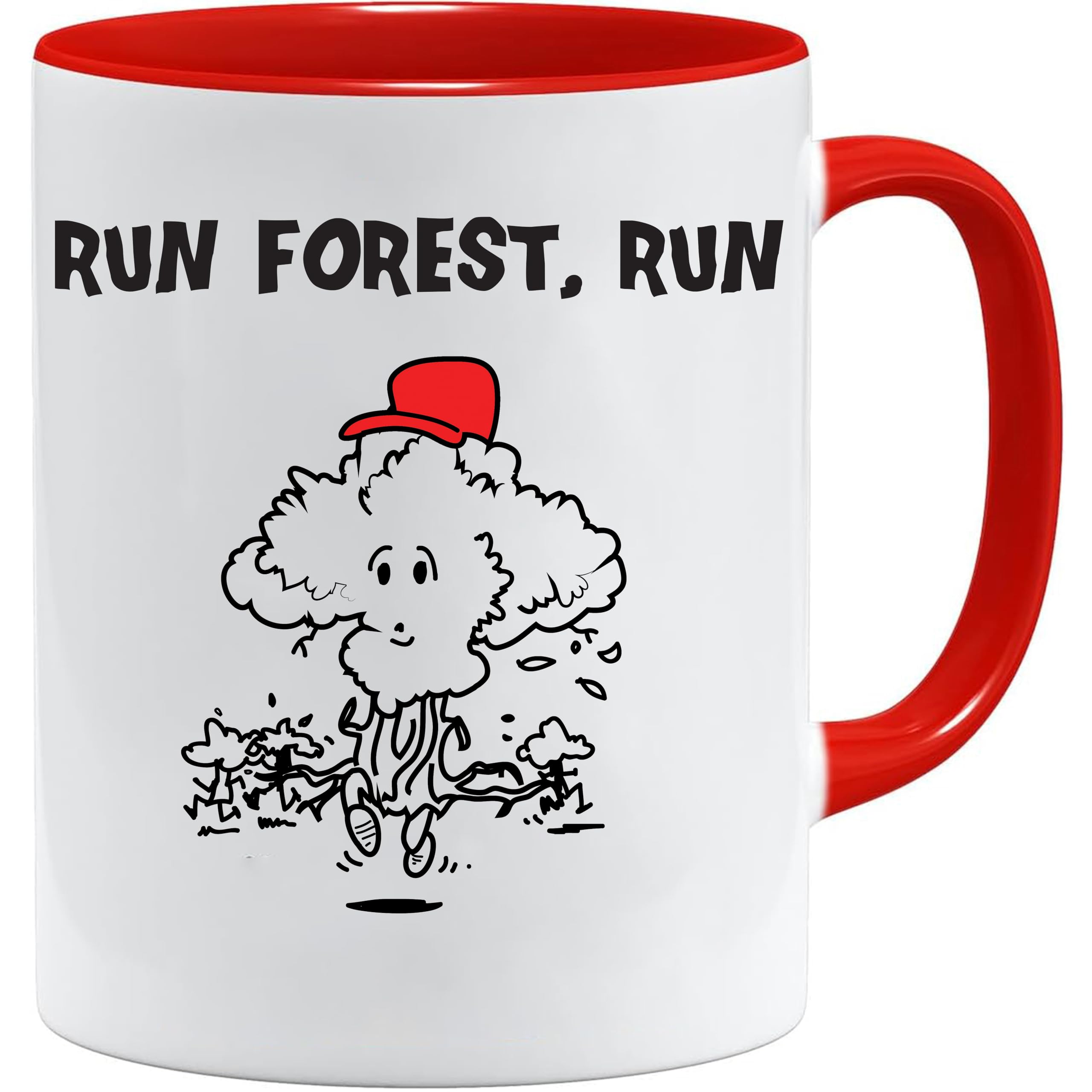 Acen Merchandise Run Forest Run - Novelty 11oz White Tea Coffee Mug