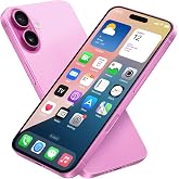 Dummy Fake Phone Model, Looks Like The RealPhone Compatible withPhone 16 Pro Max, for Cellphone Store Display or Send a ToyPhone for Kids (16,Pink,The Screen is Printed with Patterns)