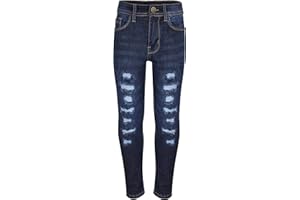 A2Z 4 Kids Jeans Lightweight Denim Ripped Pants Comfort Skinny Stretch Jeans Trendy Stretchable Pants for Girls Age 3-14