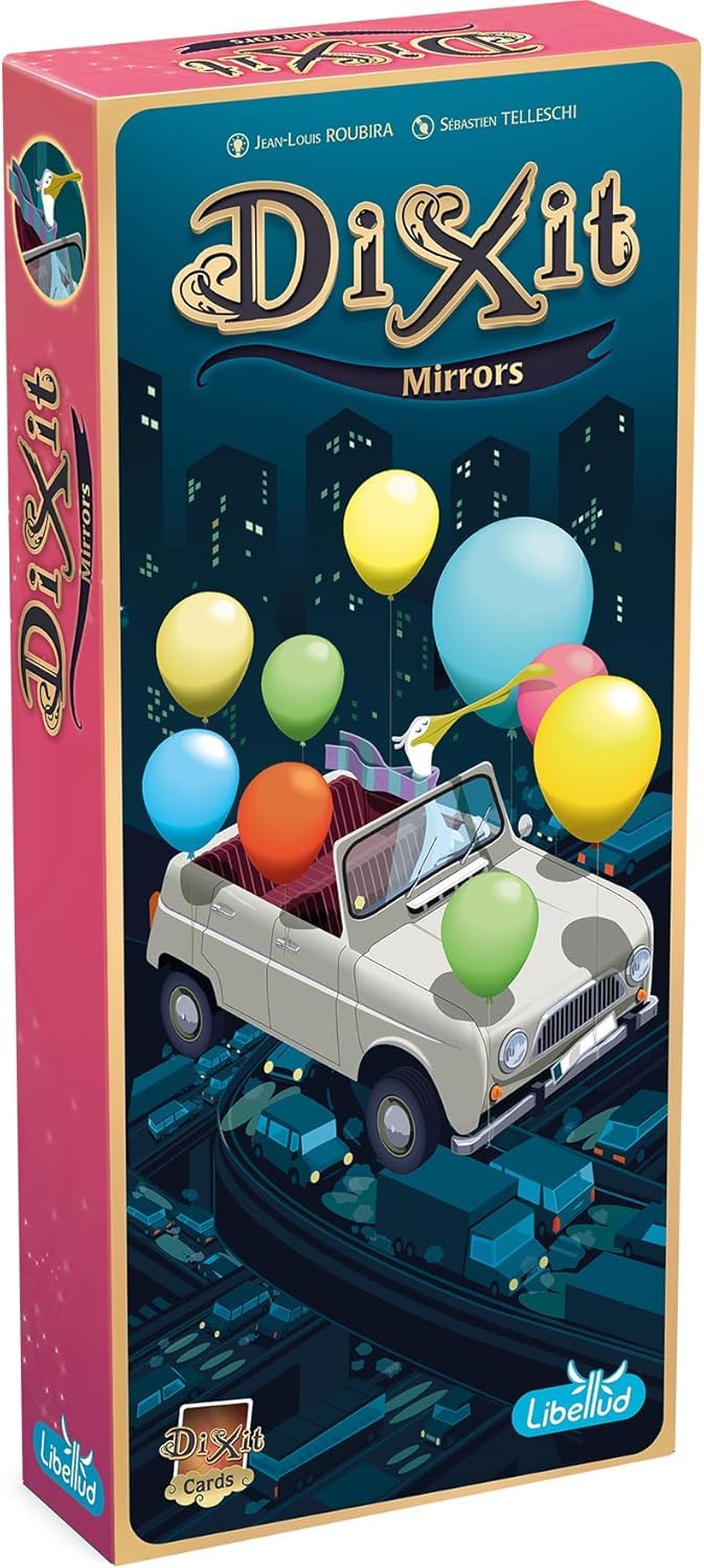 Asmodee Libellud | Dixit Mirrors | Expansion | Multi-Time Awarded Imagination and Creativity Game | Ages 8 | 3 to 8 Players | 30 Minutes per Game | Multilanguage (includes Spanish)
