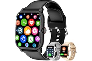 Junywell Smart Watch for Men Women, 1.81" Large Screen Smartwatch Bluetooth with Answer/Make Call/Text, Waterproof Smart Watch for Android iOS Phones