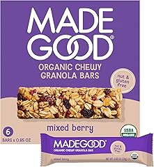 MadeGood Granola Mixed Berry Bars, 6ct, 5.09 oz.