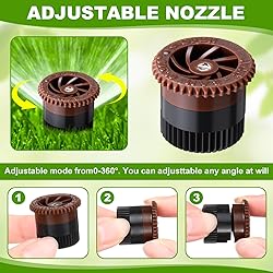 Honoson 16 Pcs Variable Arc Nozzle Radius High