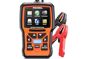 FOXWELL BT301 12V Car Battery Tester Automotive Battery Analyzer Load Tester 100-2000CCA Digital Cranking Charging System Alt