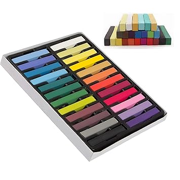 Amazon Com Hair Chalk Set For Temporary Hair Color For Kids