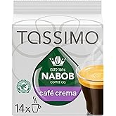 Tassimo Nabob Café Crema Coffee Single Serve T-Discs, 110g