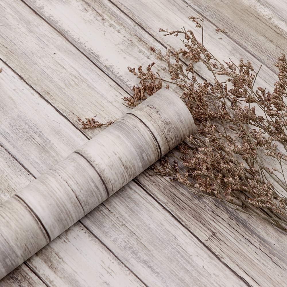 Amazon.com: Contact Paper Faux Wood Grain Brown Self-Adhesive