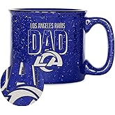 Rico Industries NFL Football Dad 12oz Laser Engraved Campfire Mug