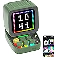 Divoom Ditoopro Bluetooth Pixel Art Speaker, DIY Animation LED Display with App Control, Fun Gaming Speaker, Kawaii Decor for Living Room, Bedside Desk, Office, Green
