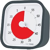 TIME TIMER 60 Minute MOD Education Edition ⁠&mdash; Visual Timer with Desktop Software for Kids Classroom Learning, Teachers Desk Clock, Study Tool and Office Meetings with Silent Operation (Charcoal)