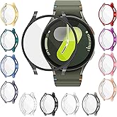 [12 Pack] YUVIKE Watch Screen Protector for Galaxy Watch7 44mm, 12 Colors Soft TPU Watch Case Full Protective Cover for Samsung Galaxy Watch7 44mm (SM-L310)