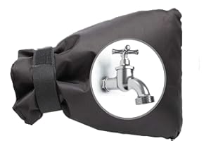 Outdoor Faucet Cover for Winter, CoiTek 1 Pcs Faucet Protector for Garden Lawn Faucets Outside, Reusable Faucet Sock Waterpro