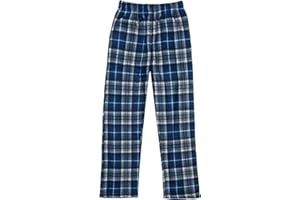 North 15 Boys Plaid Pajama Pants Super Cozy Micro Fleece Pajama Pants Boys, Boys Lounge Pants, Boys Pajama Pants Size 8-18