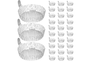 Uonlytech 100 Pcs Aluminum Foil Weighing Dish Weigh Boats Storage Trays Laboratory Equipment Disposable Aluminum Foil Silver 