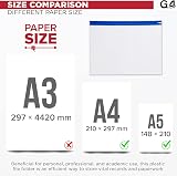 G4GADGET 15 A4 Plus Zip Pouch Document Wallet Assorted Colors Waterproof view 8