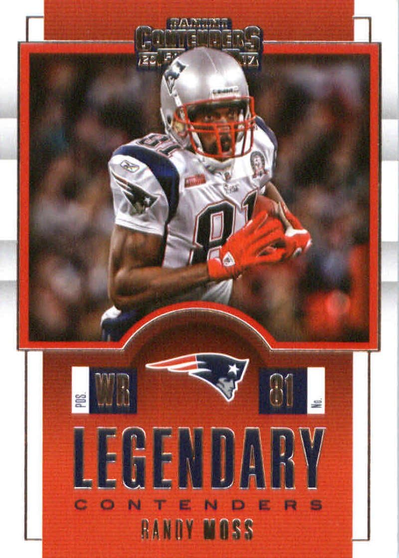 Amazon Com 2017 Panini Contenders Legendary Contenders 11 Randy Moss New England Patriots Football Card Collectibles Fine Art