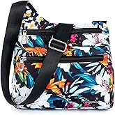 STUOYE Nylon Multi-Pocket Crossbody Purse Bags for Women Travel Shoulder Bag