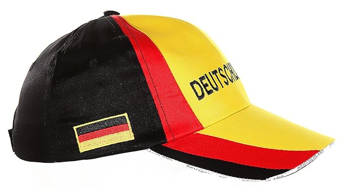 Diverse 1 x Cap Mütze Cappy bestickt Deutschland Motiv Fanrtikel WM EM Fußball