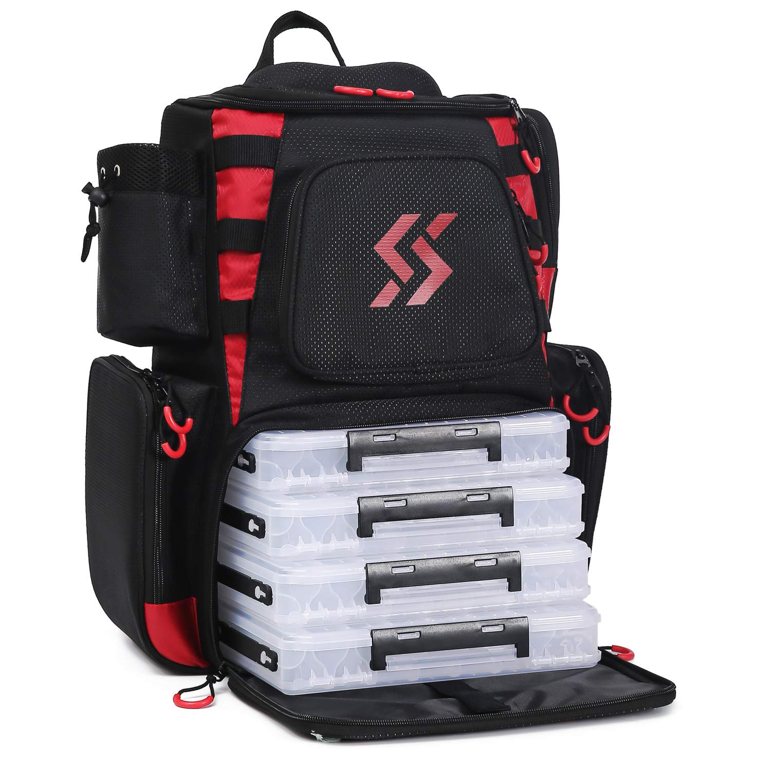fishing backpack with trays