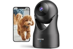 owltron Indoor Camera 2K, 360 Cameras for Home Security with Motion Detection, Baby Monitor with Phone App, 2.4G WiFi Pet Cam with Night Vision & 2-Way Audio