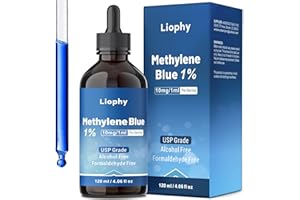 LIOPHY Methylene Blue, Methylene Blue Droplet, 1% USP, 4.06 Fl Oz