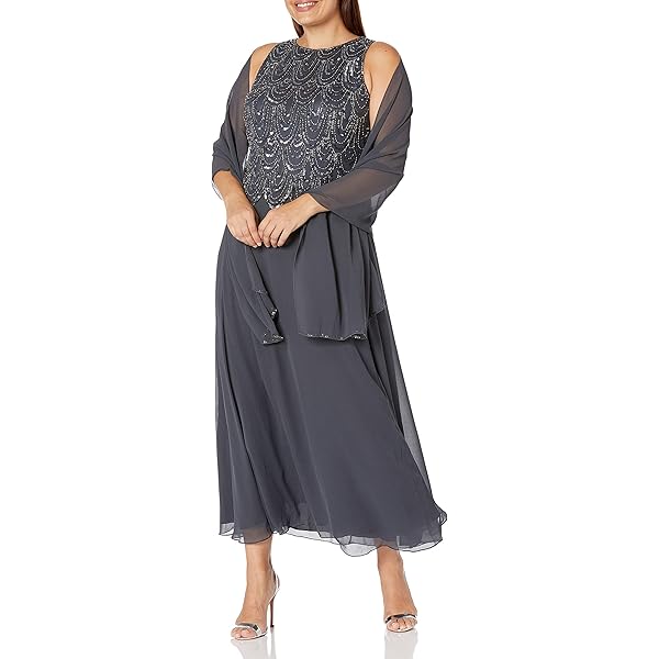j kara flutter sleeve beaded dress Beaded Midi Dress with Flutter Sleeves  Petals And Promises Prom