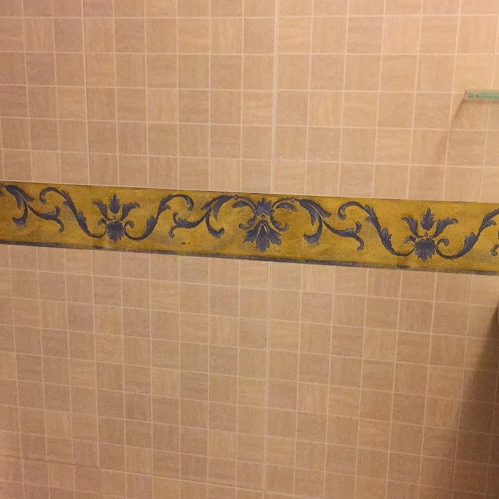 LoveFaye Yellow Wallpaper Border Self Adhesive Wall Covering Kitchen Bathroom Bedroom Tiles Decor Sticker - Image 5
