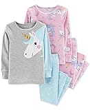 Carter's Girl's 4-Piece Snug Fit Cotton PJ