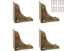 4PCS Metal Corner Protector, Box Corners Decorative Furniture Corner Protectors,for Cabinet Furniture Table Jewelry Box Case 
