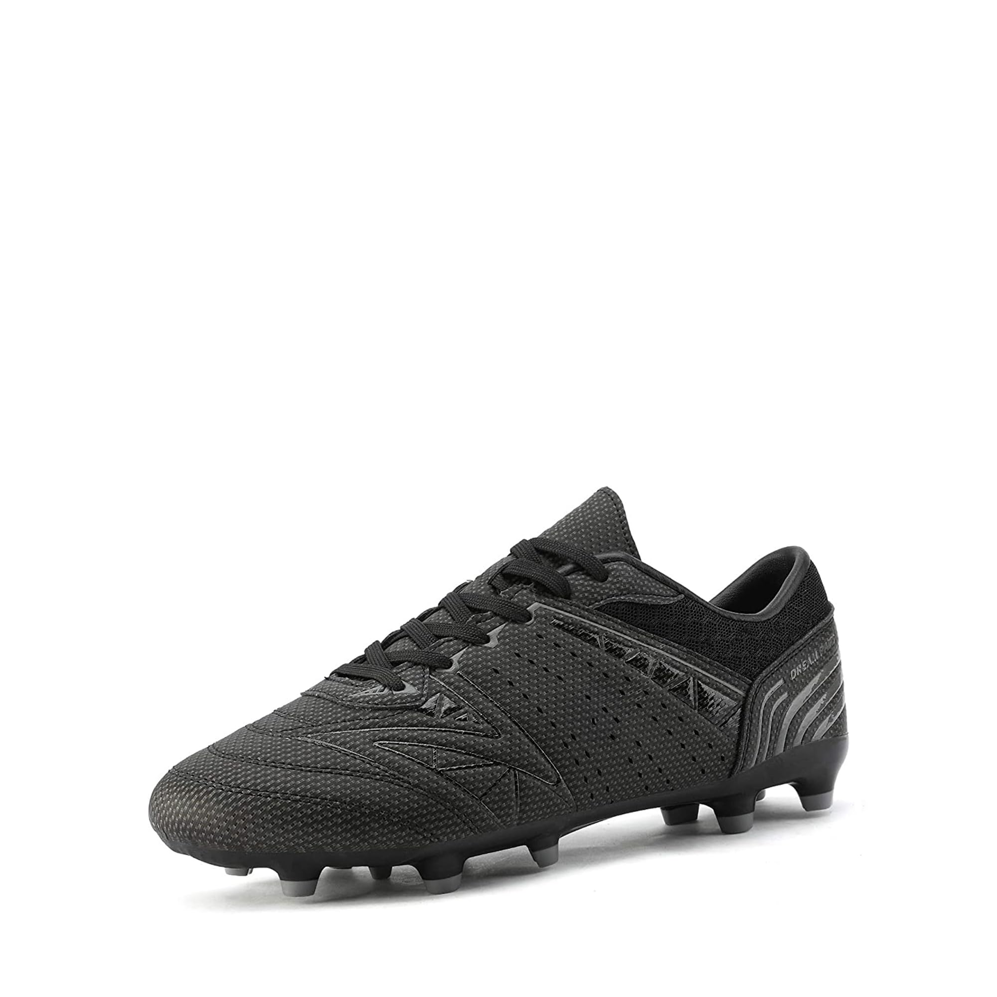 Photo 1 of ***(HEAVILY USED/ MINOR DAMAGE)***DREAM PAIRS Mens Sport Flexible Athletic Lace Up Light Weight Outdoor Cleats Football Soccer Shoes,Size 9,Black/Dark/Grey,160859-M
