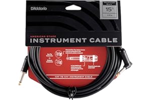Planet Waves American Stage Instrument Cable, Right Angle, 15-Feet