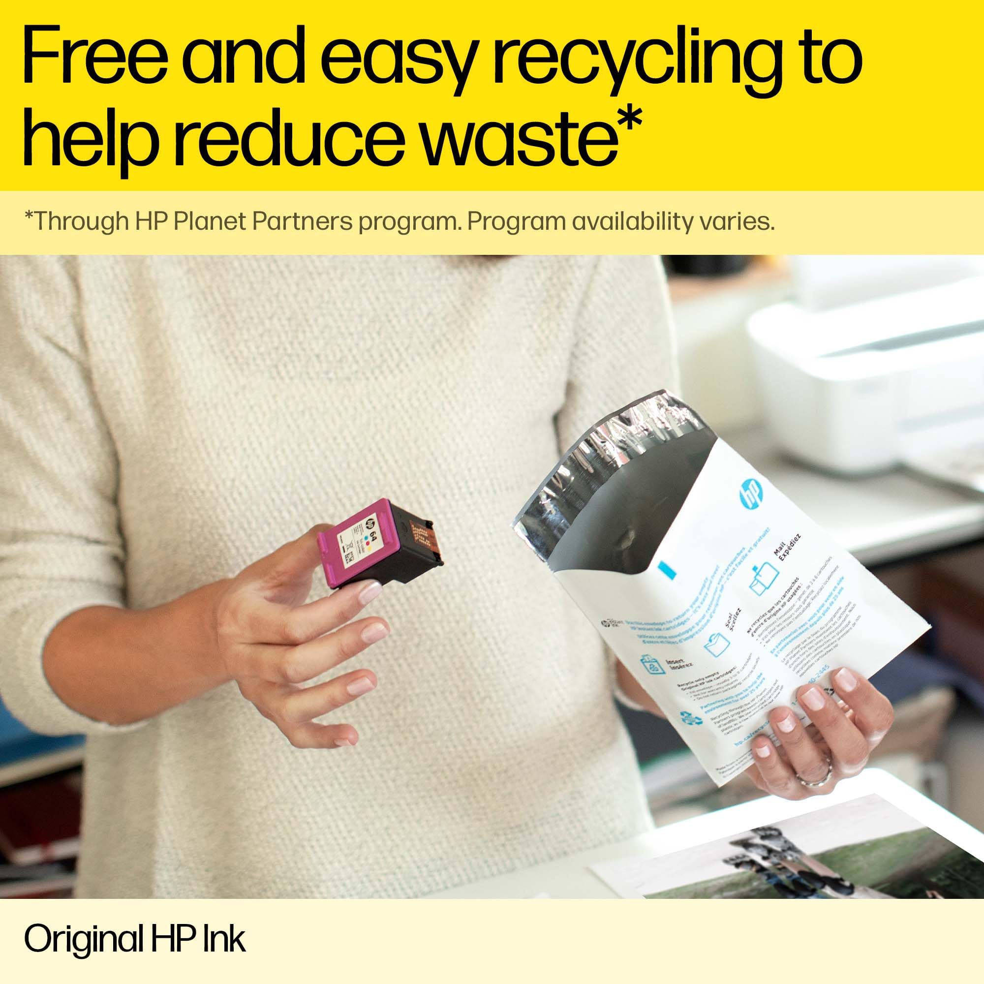 HP 711 Black 38-ml Genuine Ink Cartridge (CZ129A) for DesignJet T530, T525, T520, T130, T125, T120 & T100 Large Format Plotter Printers