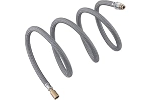 HANSENGROE Kitchen Faucet Replacement Hose Fit for Delta RP50390 RP62057 RP74608 DST Faucets Parts, 59in Pull Down Faucet Spray Hose Replace (RP50390 faucet hose)
