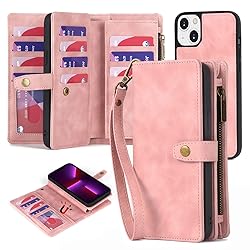TwoHead Designed for iPhone 14 Wallet Case with