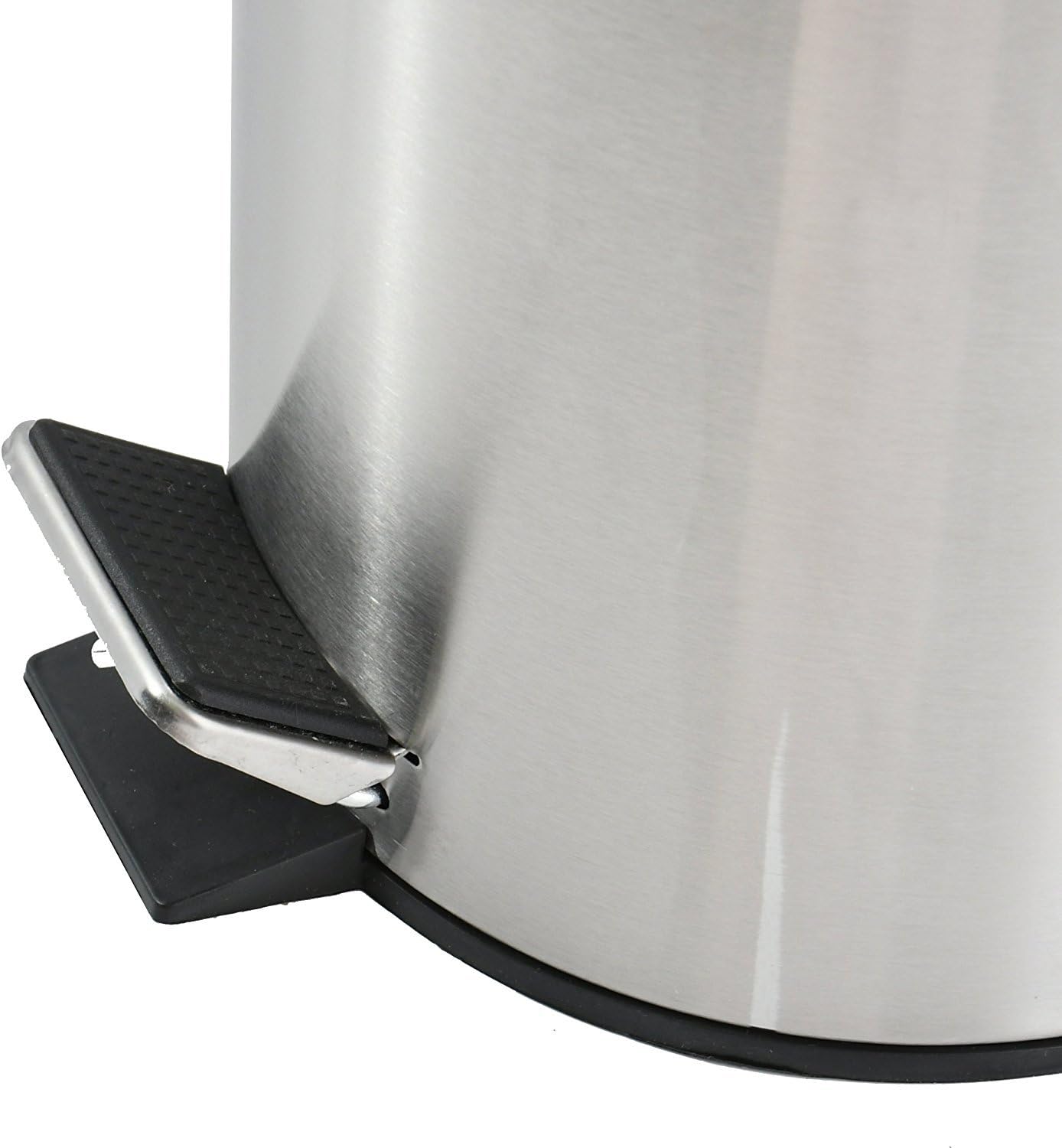 MSV Stainless Steel Pedal Bin, Silver, 5 Litre, 5 Litres - Image 5