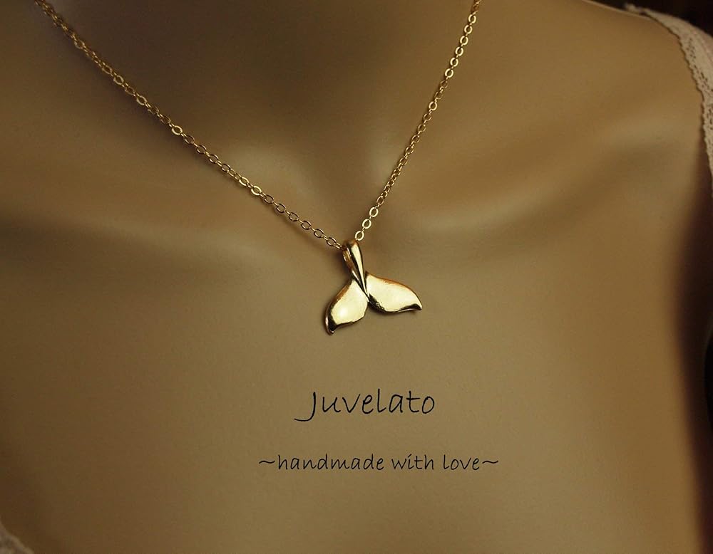 LONYOO Wal Halskette - Niedlicher Wal Anhänger Aus Emaille & Zinklegierung